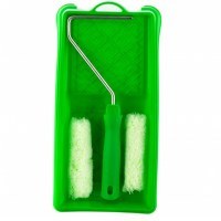 Малярный набор для работ по дереву Сибртех кювета 150х290 мм + валик 110 мм