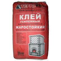 Клей усиленный Терракот жаростойкий 25 кг