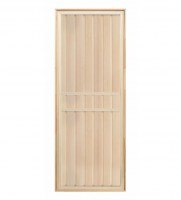 Дверь глухая липа 1900х700 мм (коробка Листва)