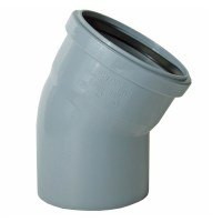 Отвод Д110 мм 30° серый