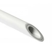 Труба PP-R армированная алюминием 20х3,4 мм PN 25 белая