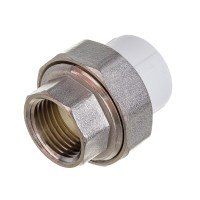 Муфта PP-R разъемная с внутренней резьбой 20 мм х 1/2" (Американка)