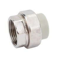 Муфта PP-R разъемная с внутренней резьбой 20 мм х 3/4" (Американка)
