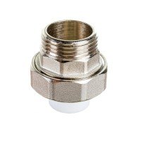 Муфта PP-R разъемная с наружной резьбой 20 мм х 1" (Американка)