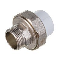 Муфта PP-R разъемная с наружной резьбой 25 мм х 3/4" (Американка)