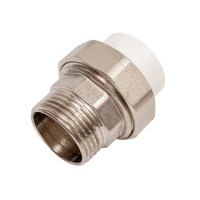 Муфта PP-R разъемная с наружной резьбой 25 мм х 1" (Американка)