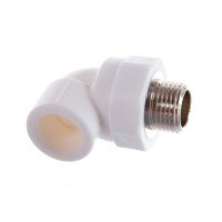 Угольник PP-R комбинированный с наружной резьбой 20 мм х 1/2" 90°