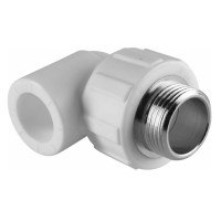 Угольник PP-R комбинированный с наружной резьбой 20 мм х 3/4" 90°