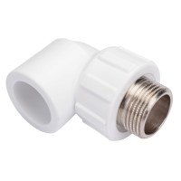 Угольник PP-R комбинированный с наружной резьбой 25 мм х 3/4" 90°