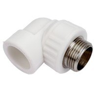 Угольник PP-R комбинированный с наружной резьбой 32 мм х 1" 90°