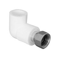 Угольник PP-R комбинированный с накидной гайкой 20 мм х 3/4" 90°