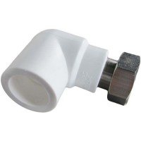 Угольник PP-R комбинированный с накидной гайкой 25 мм х 3/4" 90°