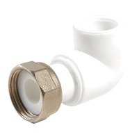 Угольник PP-R комбинированный с накидной гайкой 25 мм х 1" 90°