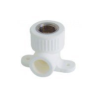 Угольник PP-R комбинированный с креплением 20 мм х 1/2" 90°