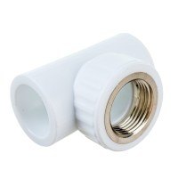 Тройник PP-R комбинированный с внутренней резьбой 32 мм х 1"