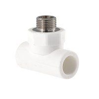 Тройник PP-R комбинированный с наружной резьбой 20 мм х 1/2"