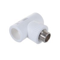 Тройник PP-R комбинированный с наружной резьбой 25 мм х 1/2"