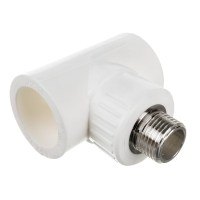 Тройник PP-R комбинированный с наружной резьбой 32 мм х 1/2"