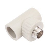 Тройник PP-R комбинированный с наружной резьбой 32 мм х 3/4"