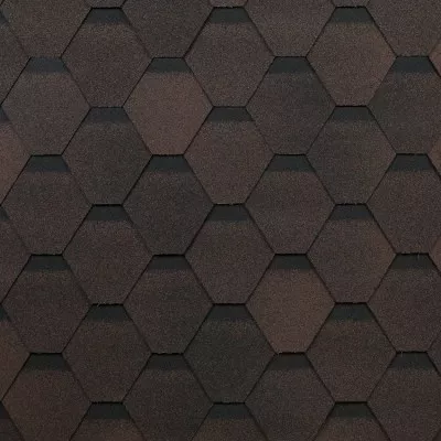 Гибкая черепица Технониколь Оптима, Соната коричневая