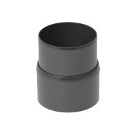 Водосток Альта Профиль Муфта трубы ПВХ графит Элит