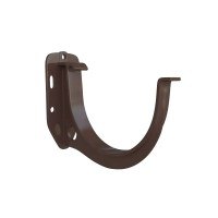 Водосток Альта Профиль Кронштейн желоба ПВХ коричневый Элит