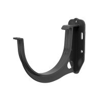 Водосток Альта Профиль Кронштейн желоба ПВХ графит Элит