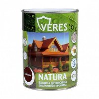 Защитно-декоративное покрытие для древесины Veres Natura Каштан