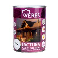 Защитно-декоративное покрытие для древесины Veres Factura Белый