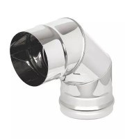 Колено для дымохода Везувий Ø 115 мм 0,8 мм 90°