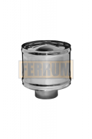 Зонт для дымохода Ferrum Ø 150 мм с ветрозащитой