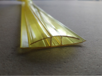 Профиль для поликарбоната соединительный 4-6 мм 6 м жёлтый