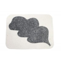 Коврик для бани Темный лист дуба